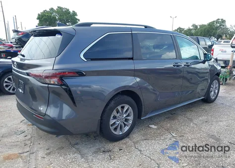 2025 Toyota Sienna Le из США, поврежденный, VIN 5TDBSKFC7SS160831